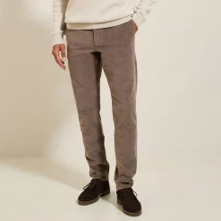 Jules Pantalon chino slim en velours- Pantalon Chino|Pantalon
