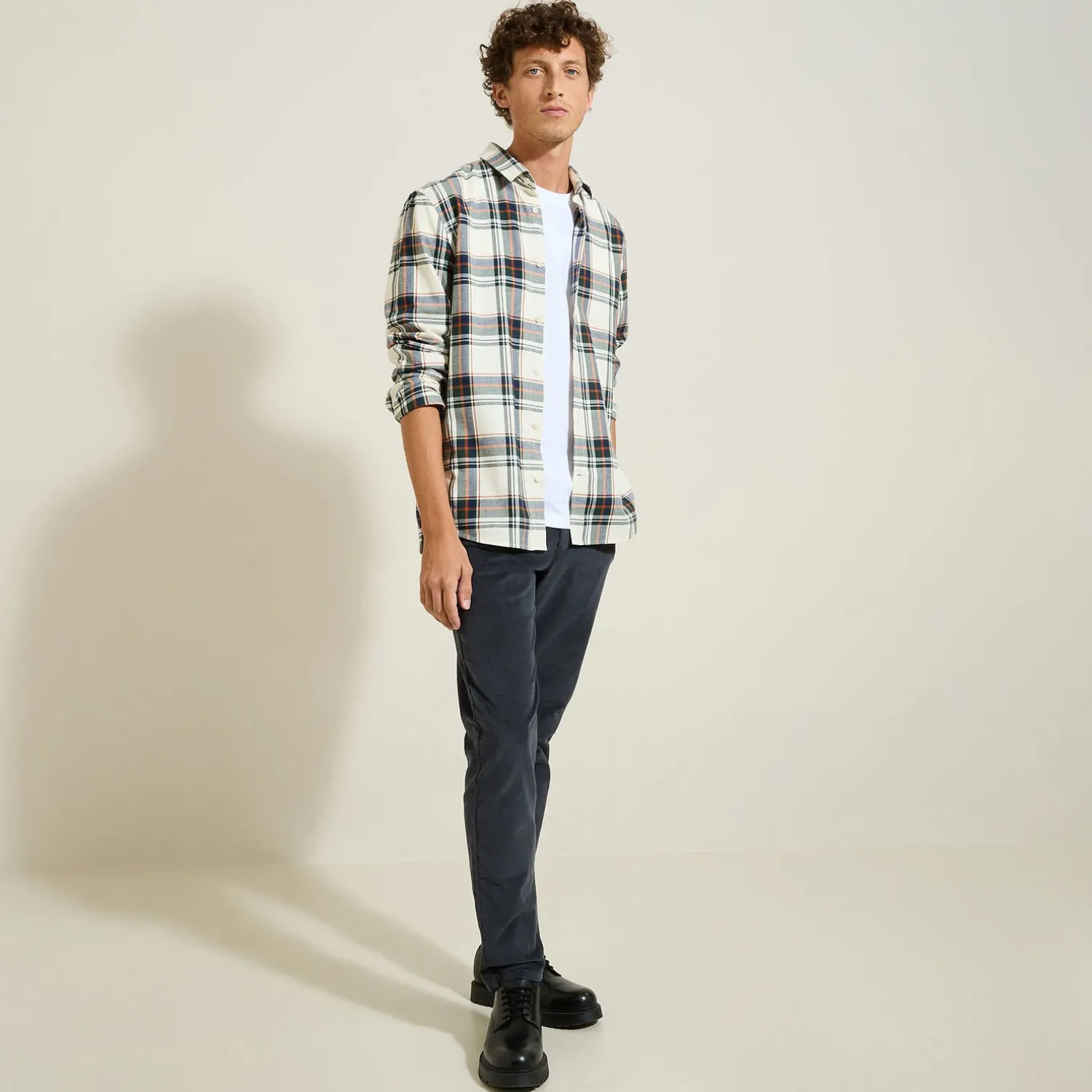 Jules Pantalon chino slim en velours- Pantalon Chino|Pantalon