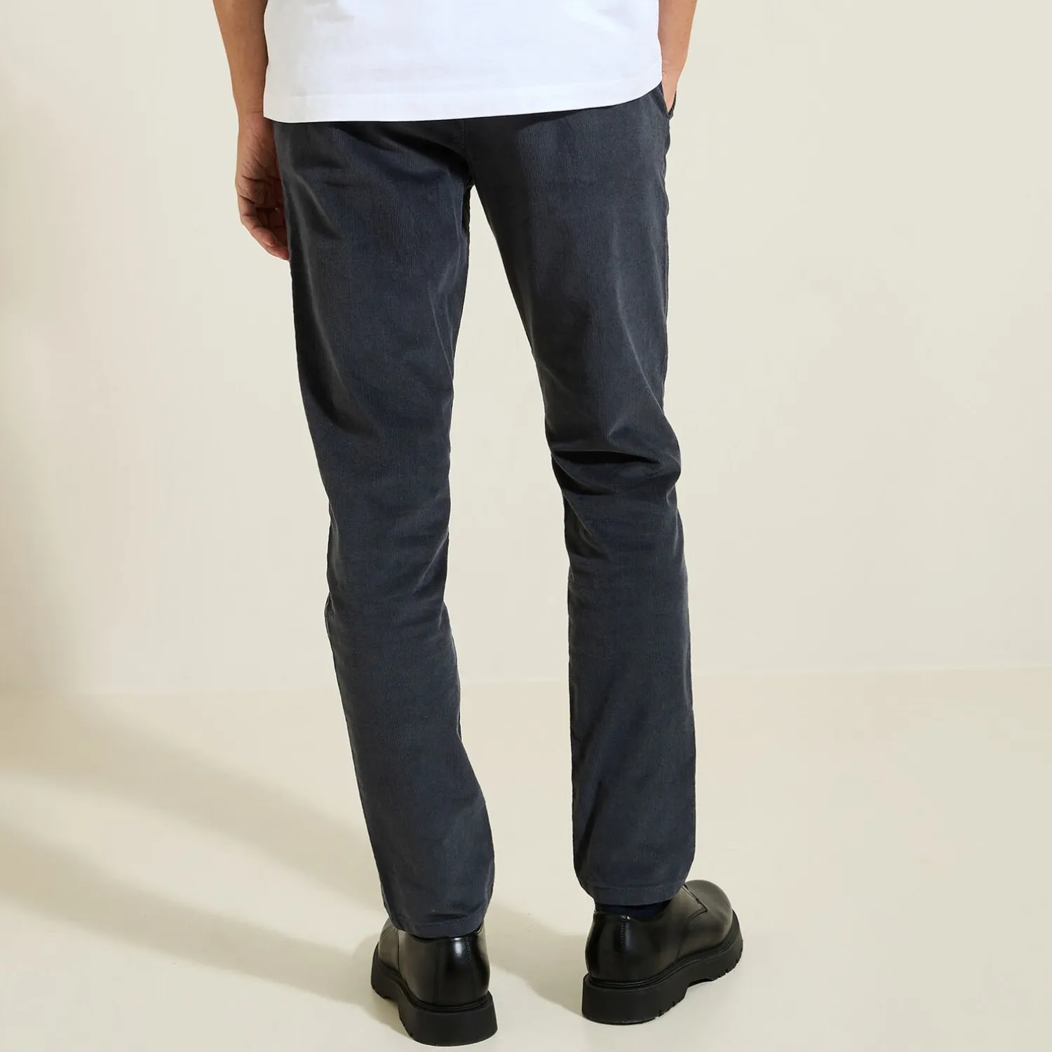 Jules Pantalon chino slim en velours- Pantalon Chino|Pantalon