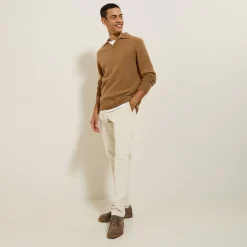 Jules Pantalon chino slim en velours- Pantalon Chino|Pantalon