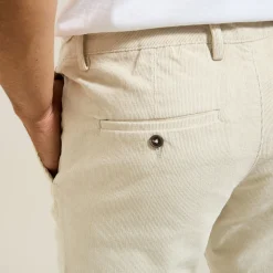 Jules Pantalon chino slim en velours- Pantalon Chino|Pantalon