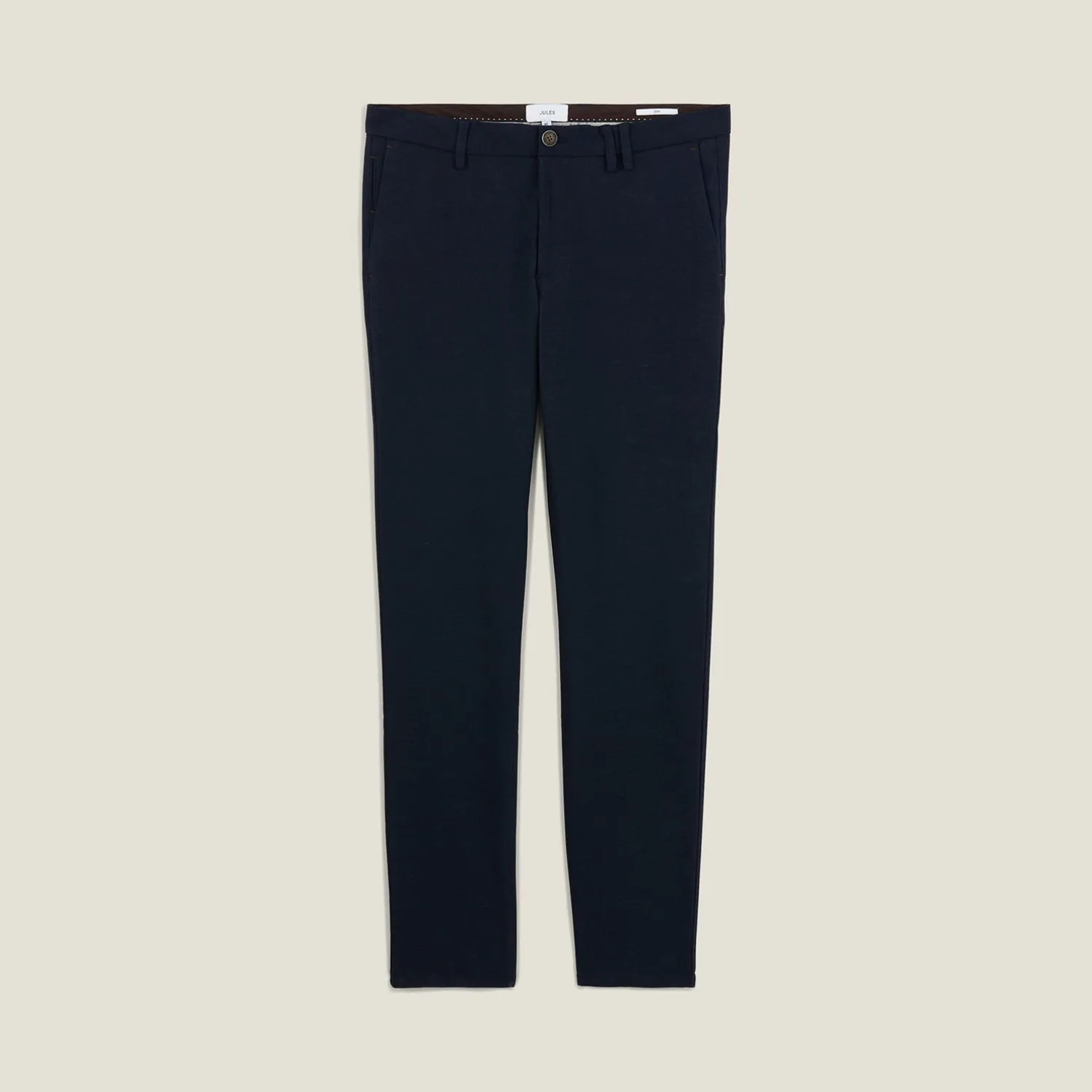 Jules Pantalon chino slim fantaisie intérieur gratté- Pantalon Chino|Pantalon