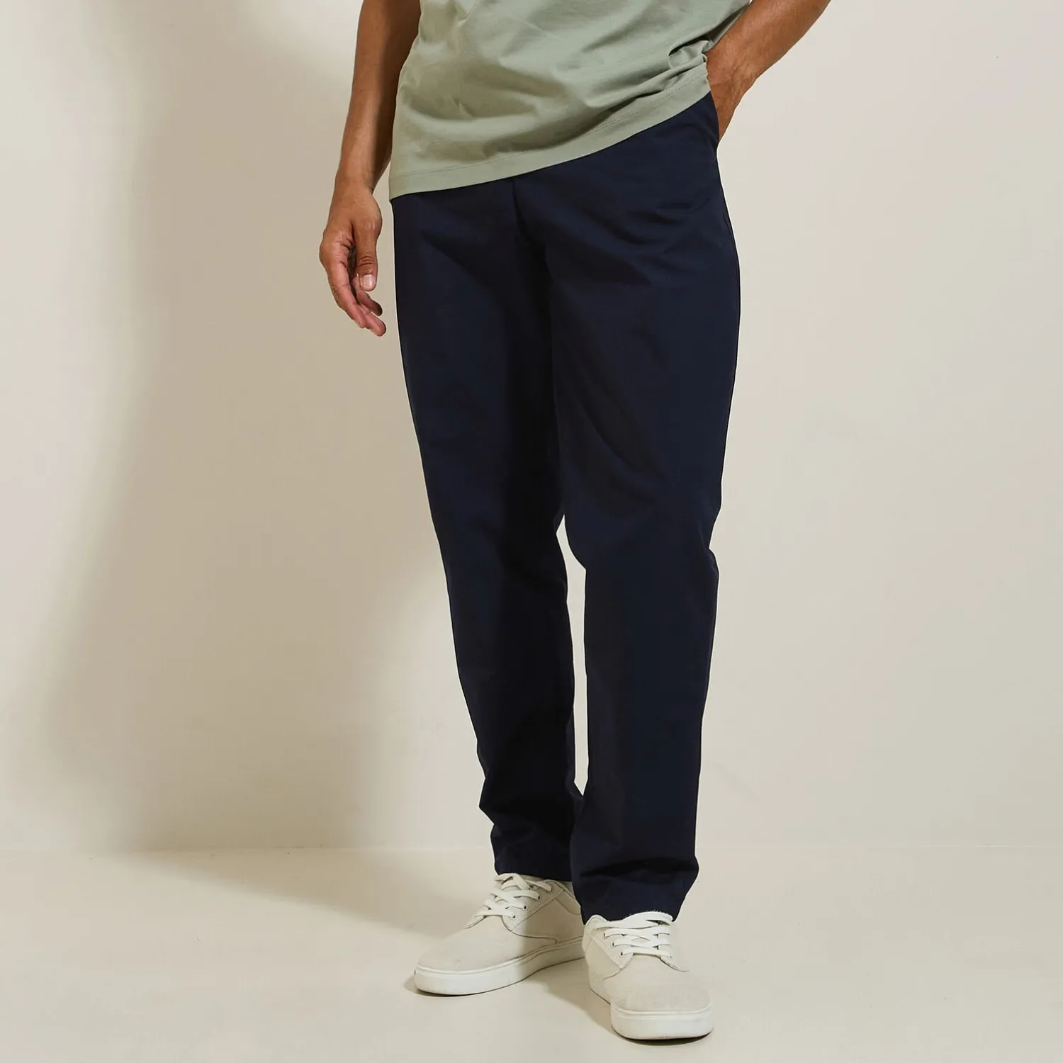 Jules Pantalon coupe relax uni- Pantalon Chino|Pantalon