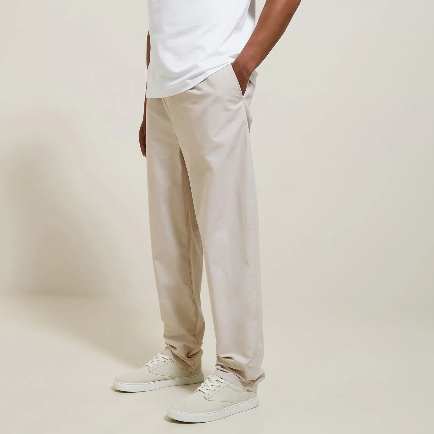 Jules Pantalon coupe relax uni- Pantalon Chino|Pantalon
