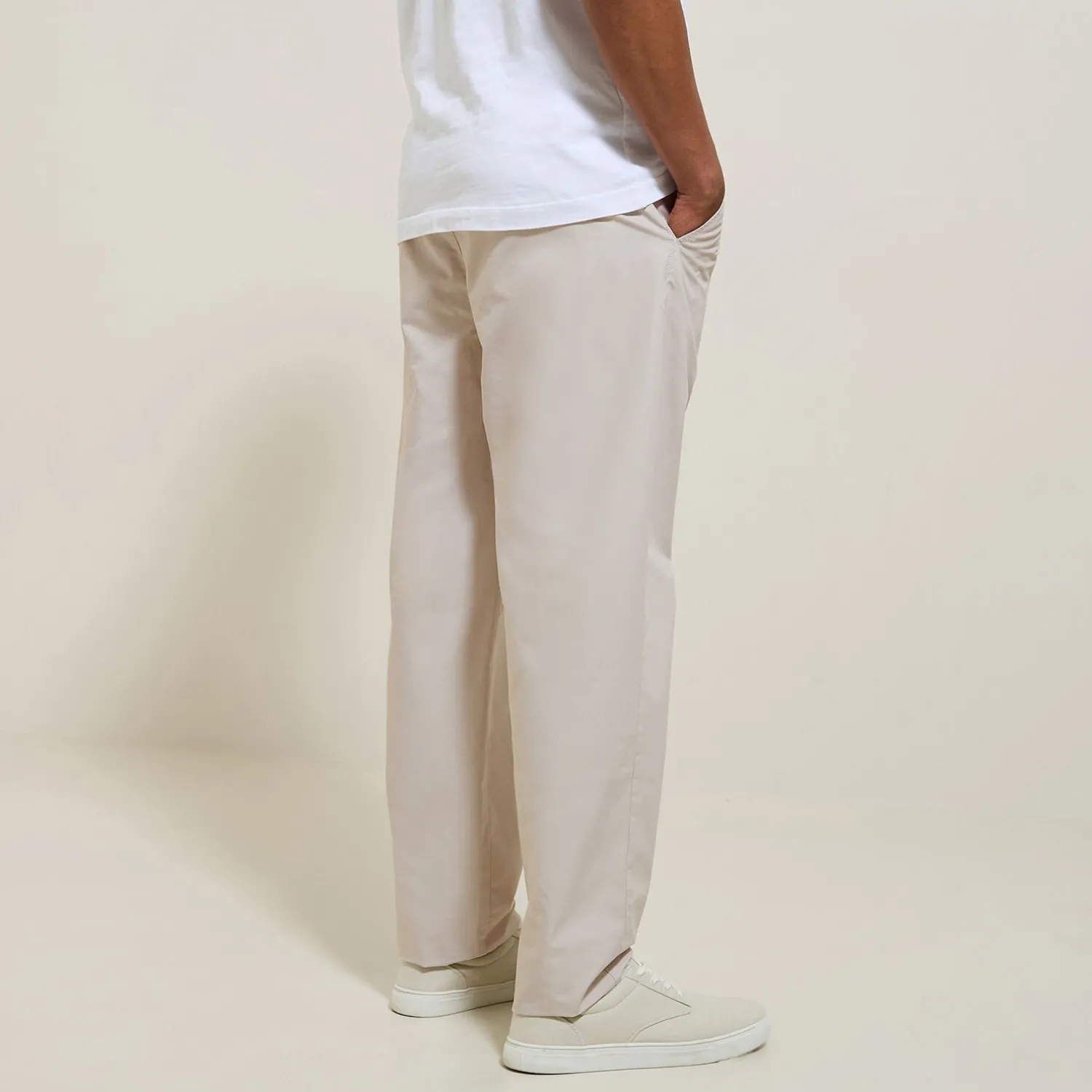 Jules Pantalon coupe relax uni- Pantalon Chino|Pantalon