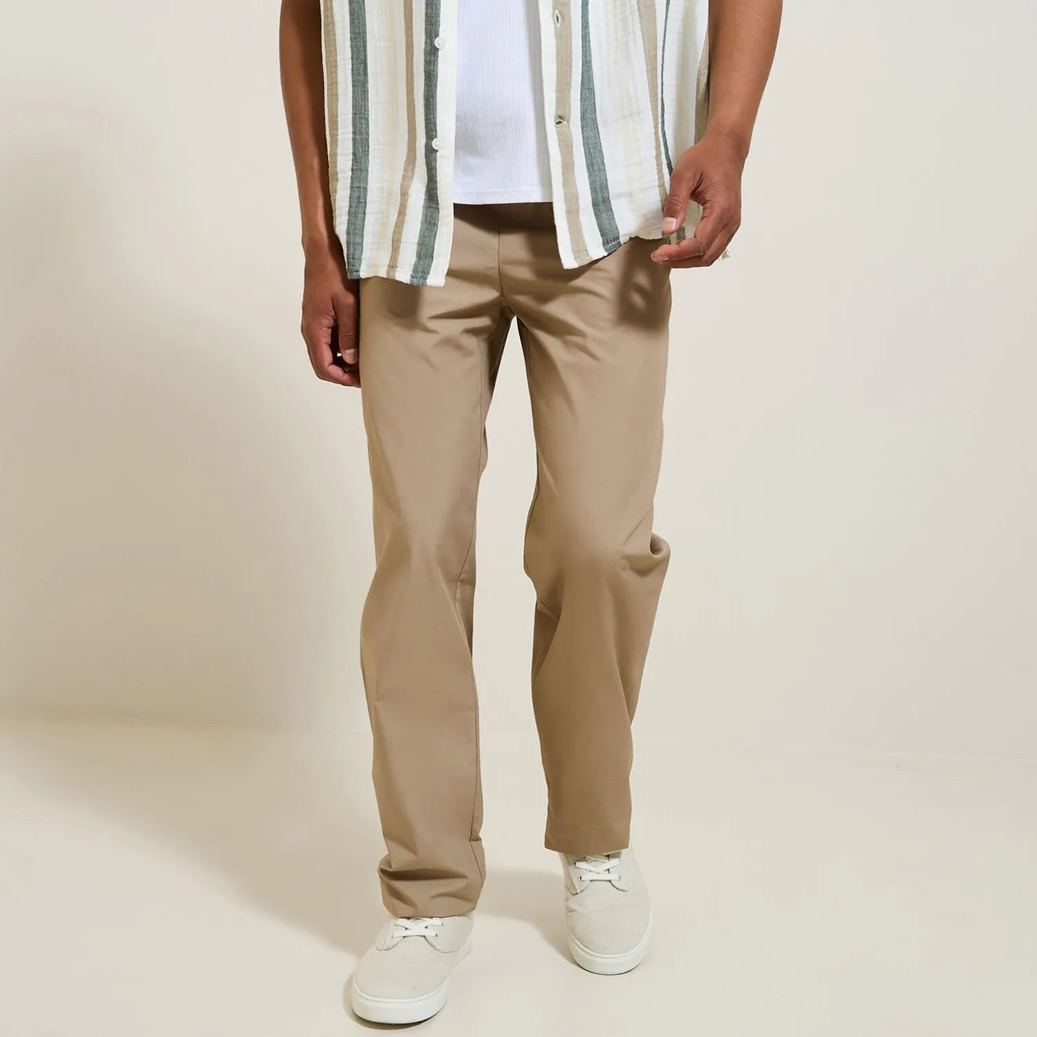 Jules Pantalon coupe relax uni- Pantalon Chino|Pantalon