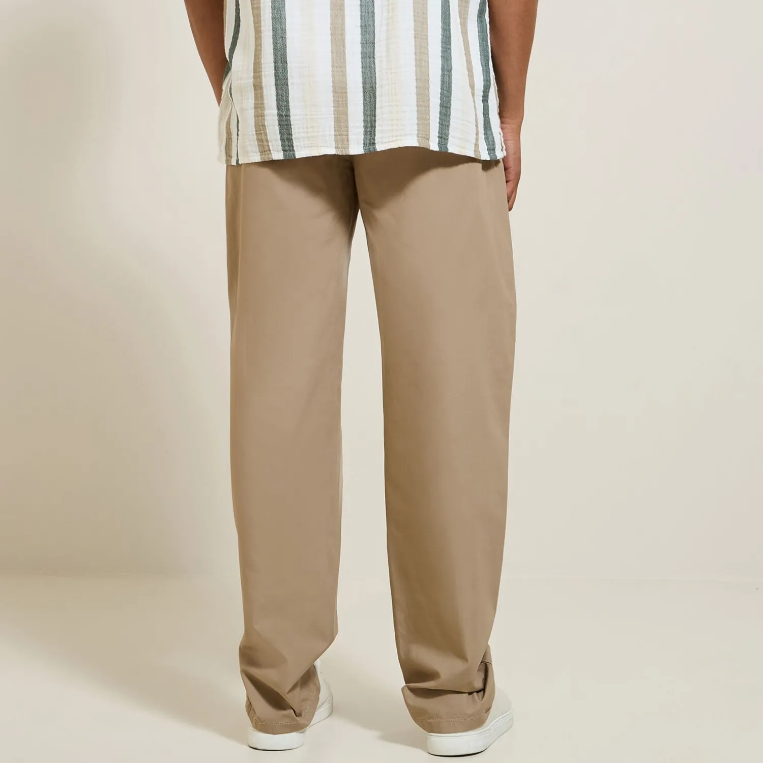 Jules Pantalon coupe relax uni- Pantalon Chino|Pantalon