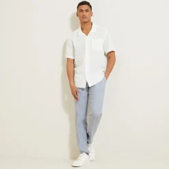 Jules Pantalon de costume contenant du lin slim- Collection Mariage|Costume Lin