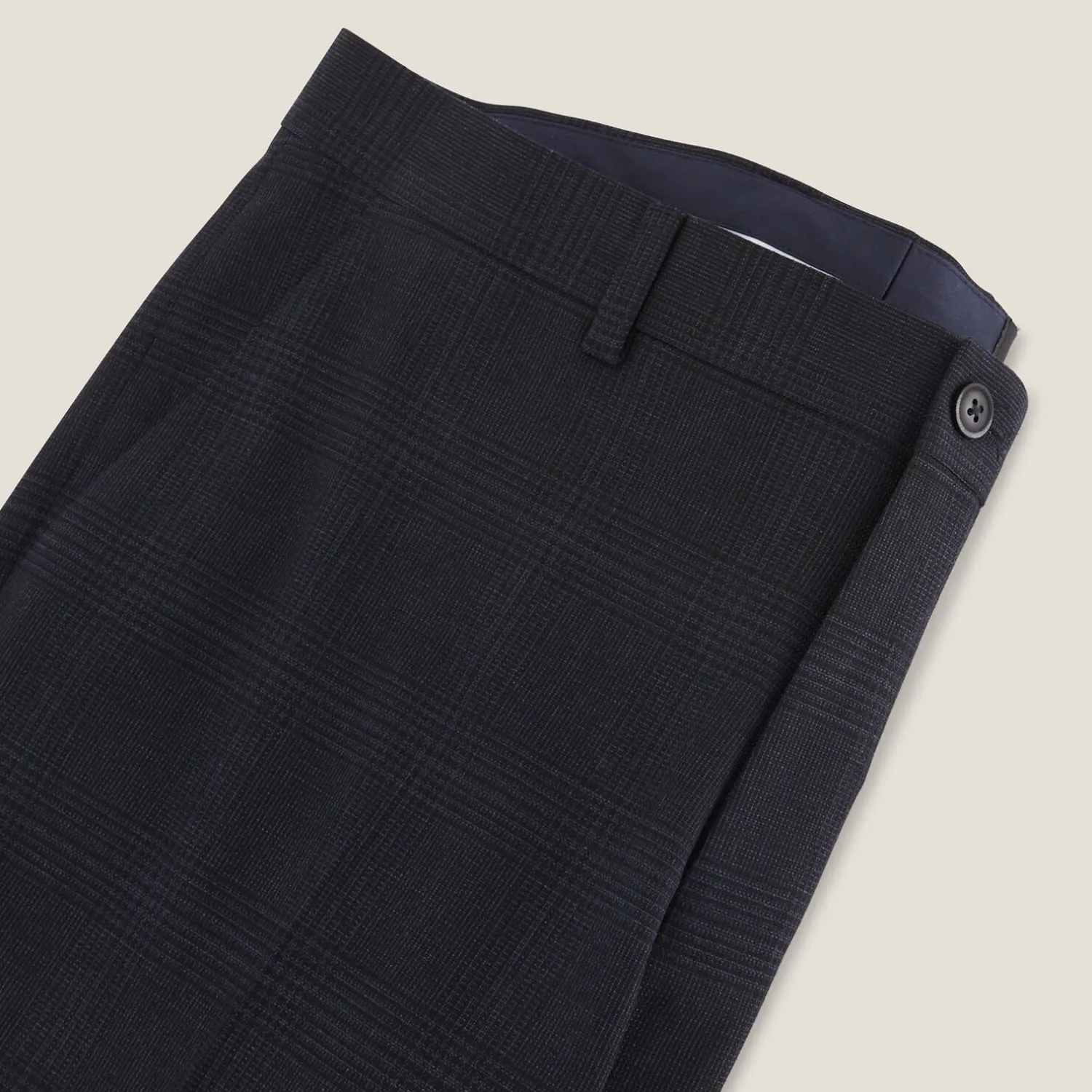 Jules Pantalon de costume slim bistretch à carreaux- Pantalon De Costume|Pantalon