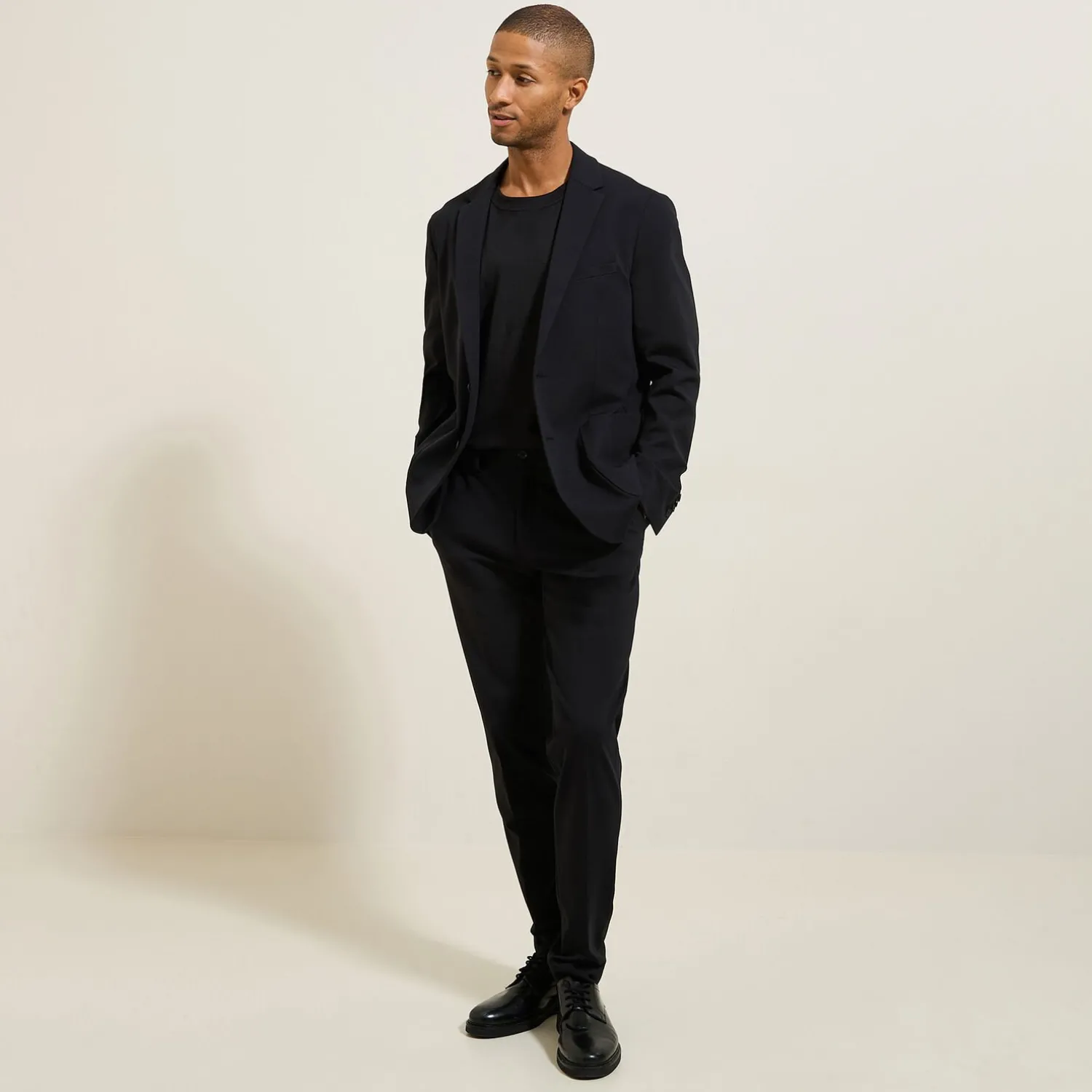 Jules Pantalon de costume slim en maille- Pantalon De Costume|Pantalon