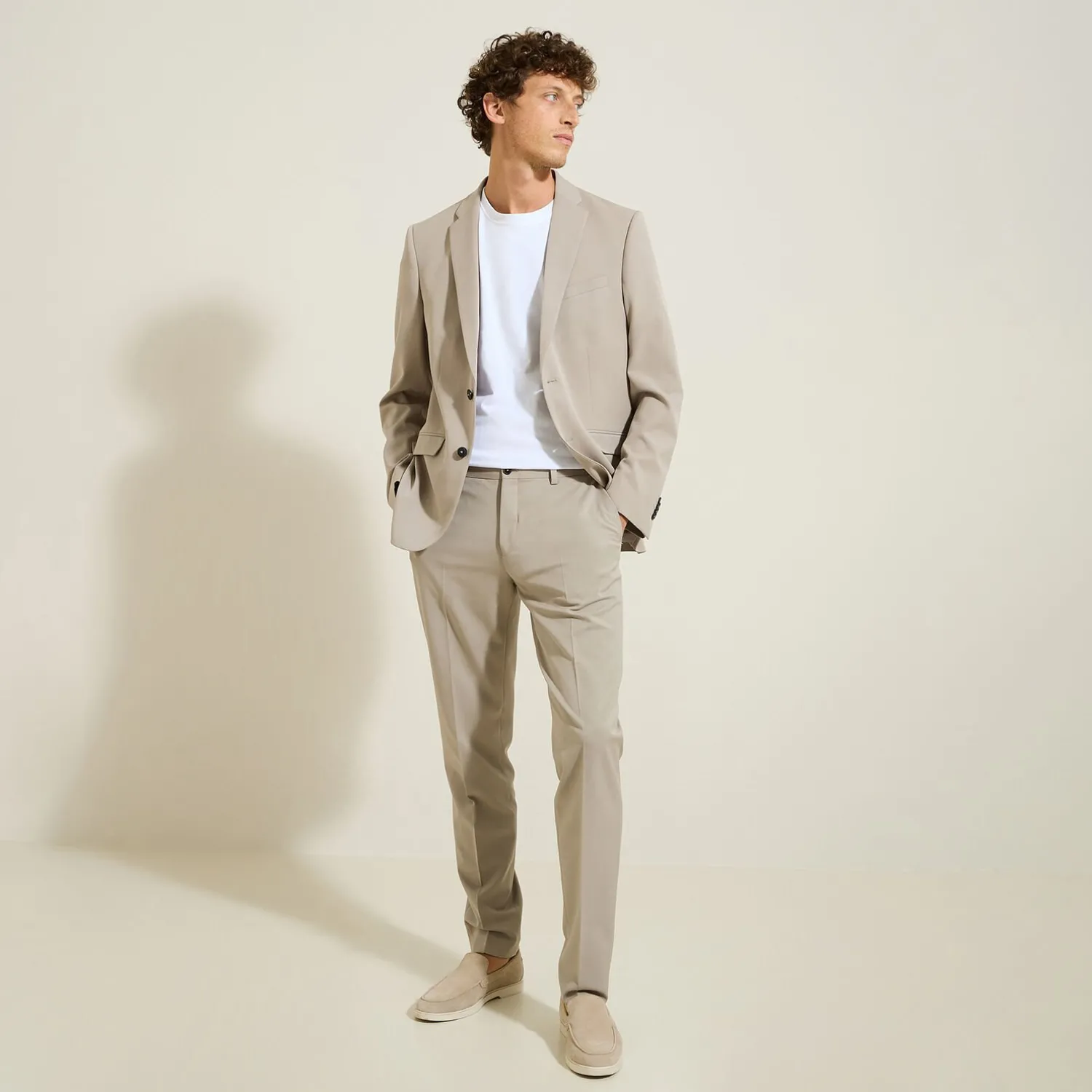 Jules Pantalon de costume slim twill- Pantalon De Costume|Pantalon