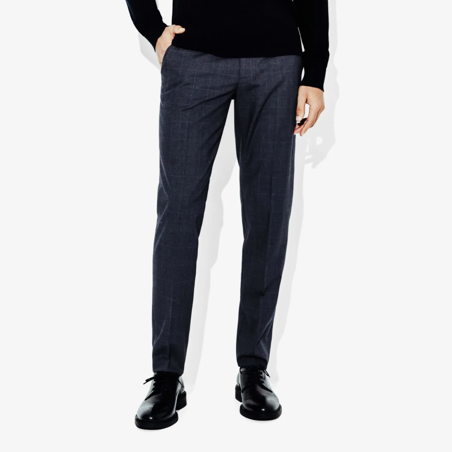 Jules Pantalon de costume slim à carreaux- Pantalon|Pantalon De Costume