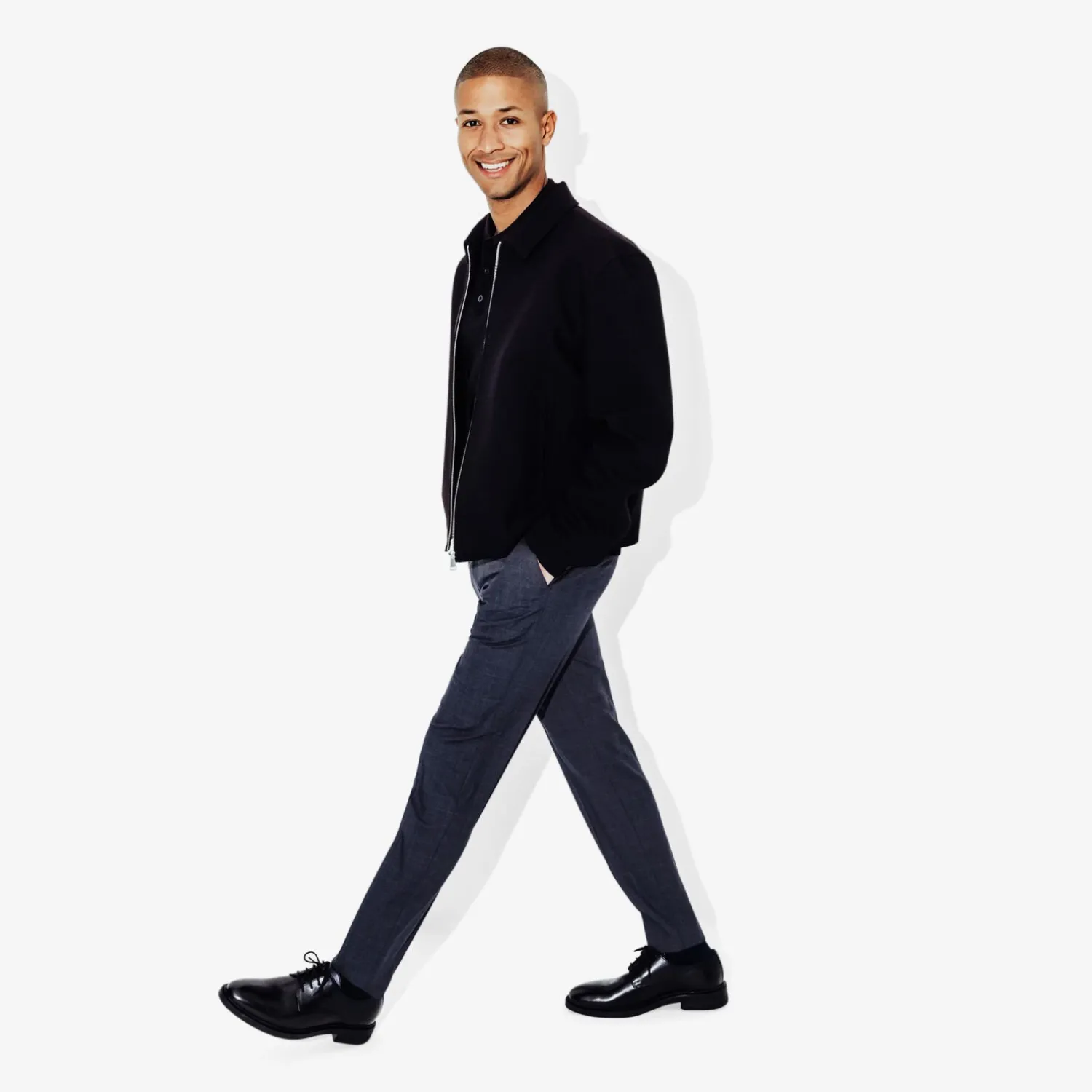 Jules Pantalon de costume slim à carreaux- Pantalon|Pantalon De Costume