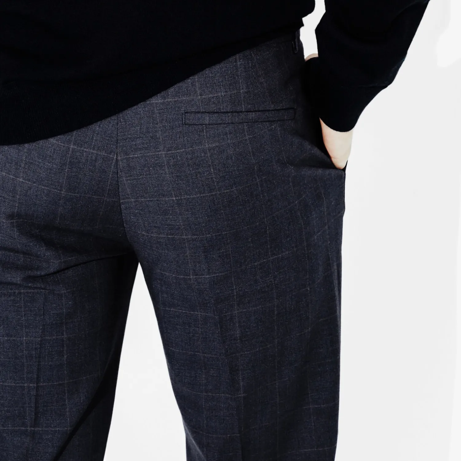 Jules Pantalon de costume slim à carreaux- Pantalon|Pantalon De Costume