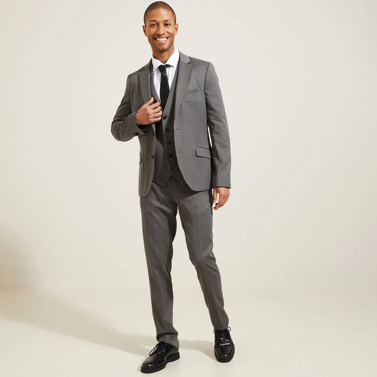 Jules Pantalon de costume uni slim- Collection Mariage|Pantalon De Costume