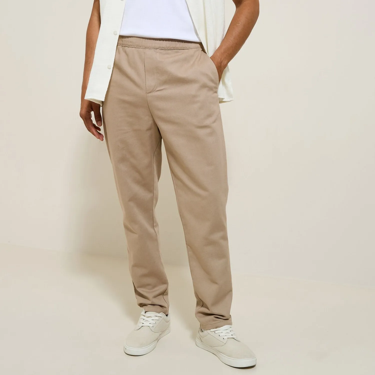 Jules Pantalon jogger contenant du lin- Pantalon Cargo|Pantalon Chino