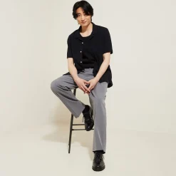 Jules Pantalon large à plis- Smart Casual|Pantalon