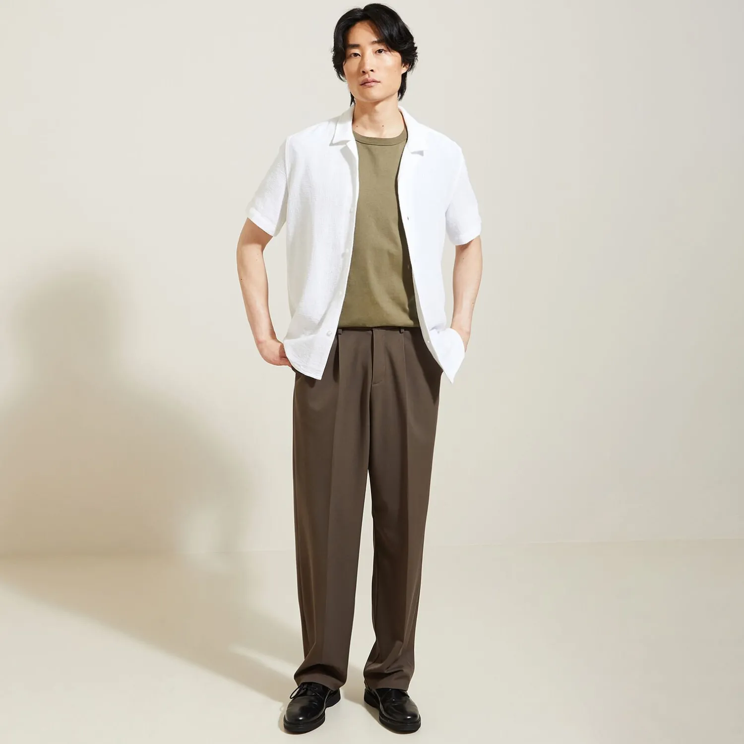 Jules Pantalon large à plis- Smart Casual|Pantalon