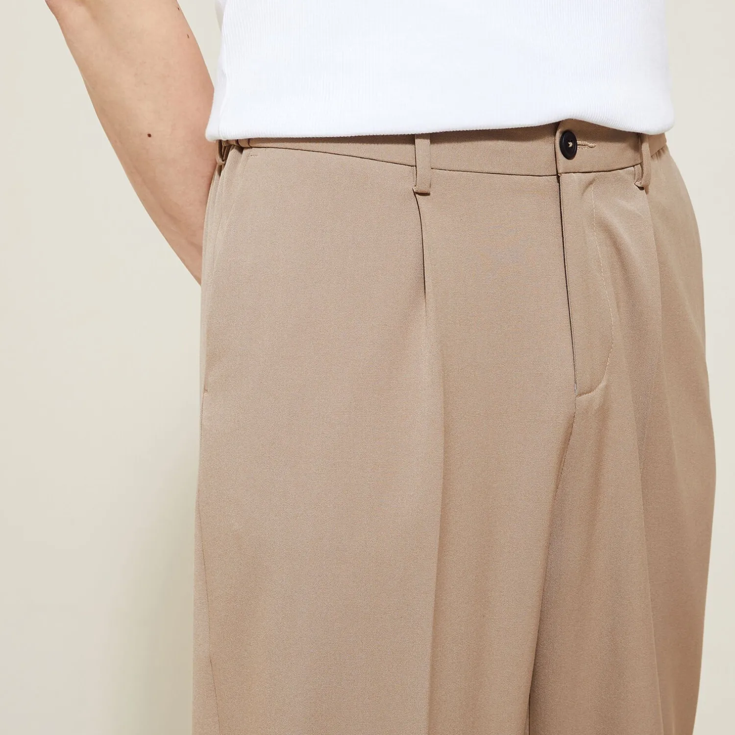 Jules Pantalon large à plis- Pantalon