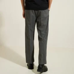 Jules Pantalon large à plis flanelle- Pantalon