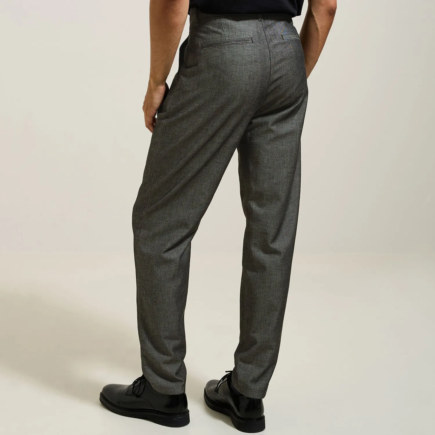 Jules Pantalon relax en twill bi-ton- Pantalon