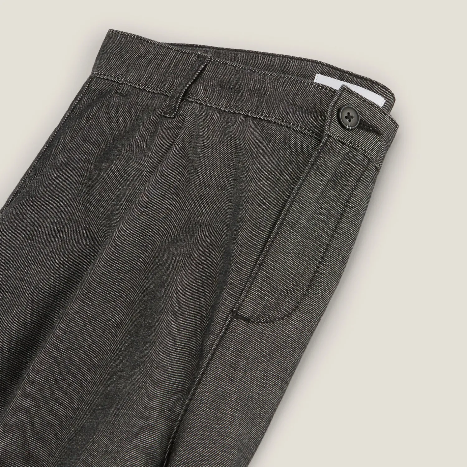 Jules Pantalon relax en twill bi-ton- Pantalon