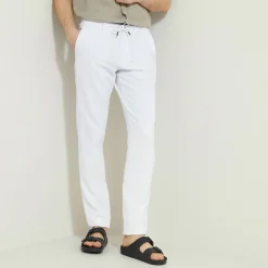 Jules Pantalon slim en coton et lin- Smart Casual|Pantalon Chino