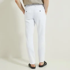 Jules Pantalon slim en coton et lin- Smart Casual|Pantalon Chino