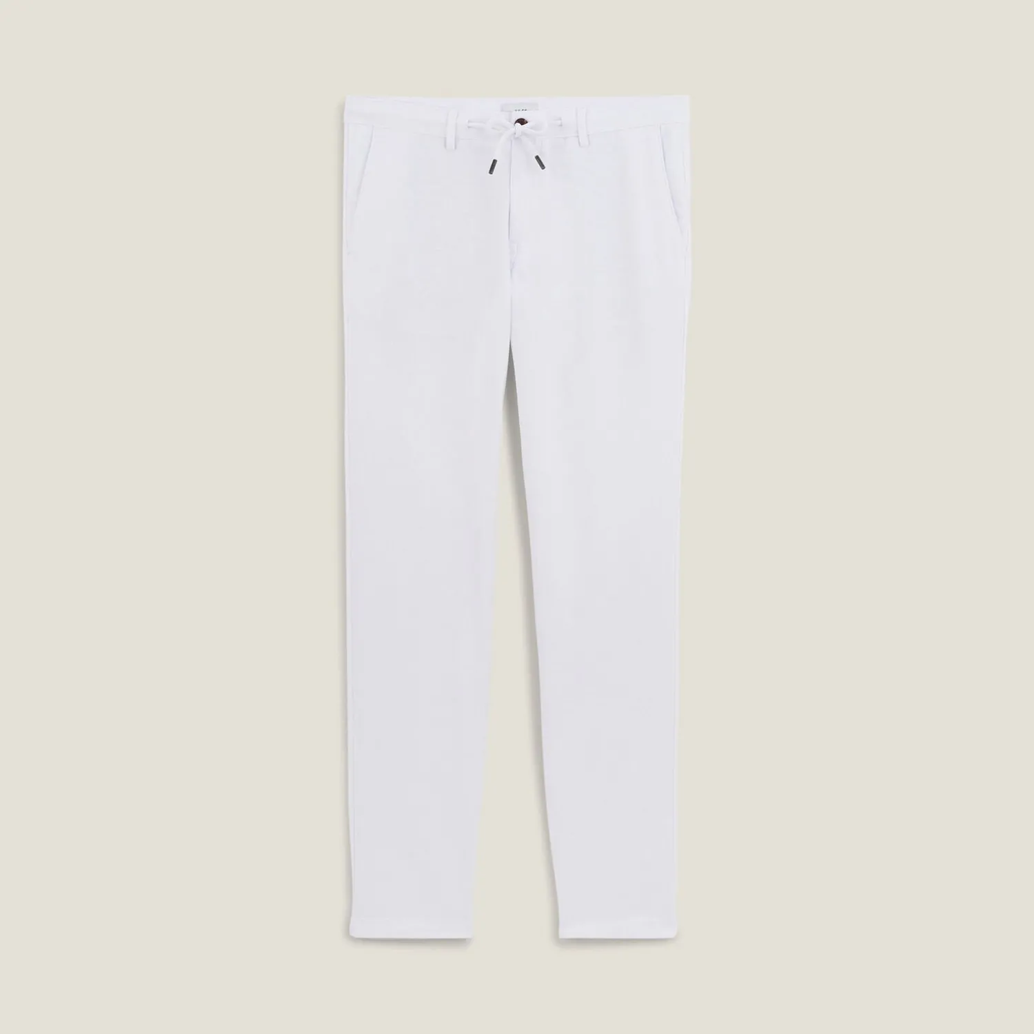 Jules Pantalon slim en coton et lin- Smart Casual|Pantalon Chino
