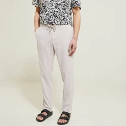 Jules Pantalon slim en coton et lin- Smart Casual|Pantalon Chino