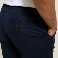 Jules Pantalon slim en coton et lin- Pantalon Chino|Pantalon