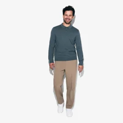 Jules Polo col boutonné en maille en laine de mérinos- Pull