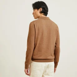 Jules Polo en maille col resort manches longues- Smart Casual|Pull