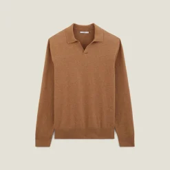 Jules Polo en maille col resort manches longues- Smart Casual|Pull