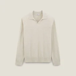 Jules Polo en maille col resort manches longues- Smart Casual|Pull