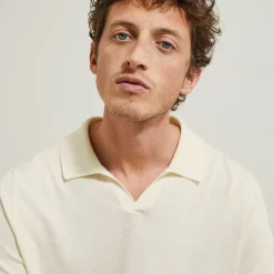 Jules Polo en maille col resort- Polo|Pull
