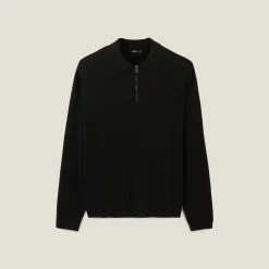 Jules Polo en maille col zippé- Pull