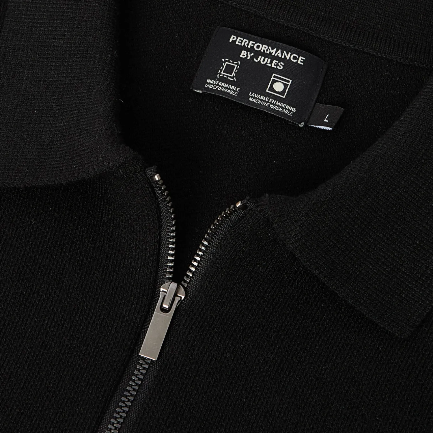 Jules Polo en maille zippé Performance by- Pull