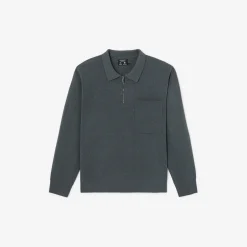 Jules Polo en maille zippé Performance by- Pull