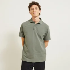 Jules Polo manches courtes chevron col italien- Polo