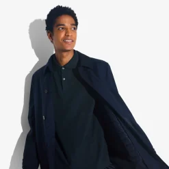 Jules Polo manches courtes chevron col italien- Polo