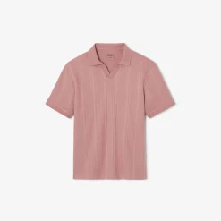 Jules Polo manches courtes col resort à lignes- Polo