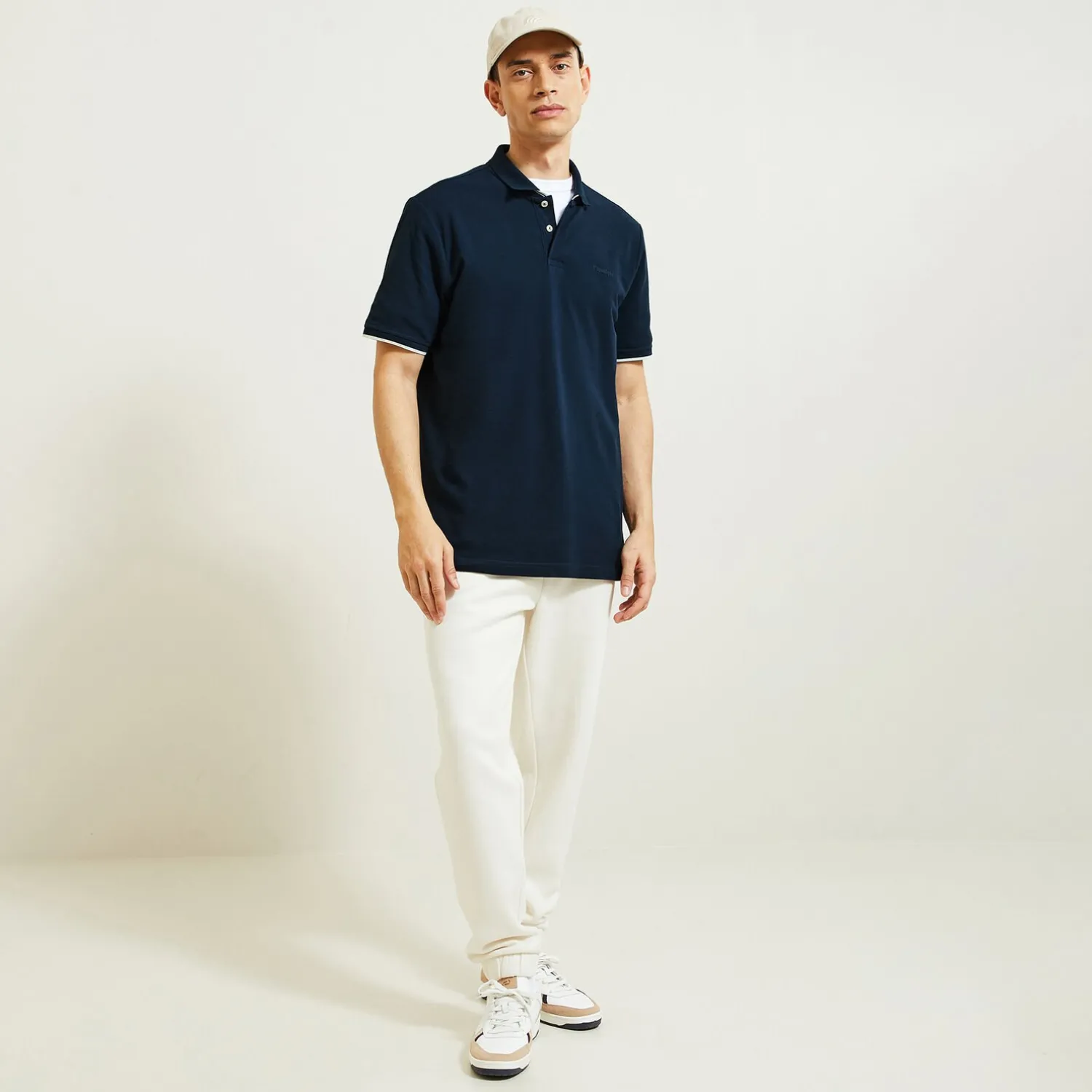 Jules Polo manches courtes fantaisie poitrine double col- Smart Casual|Polo