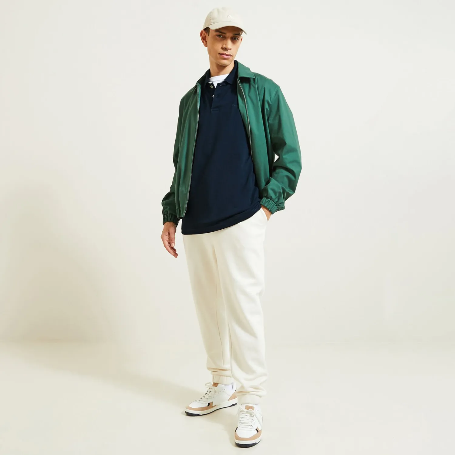 Jules Polo manches courtes fantaisie poitrine double col- Smart Casual|Polo