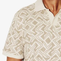 Jules Polo manches courtes imprimé col resort- Polo