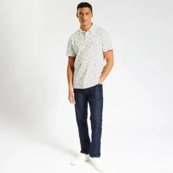 Jules Polo manches courtes imprimé en jersey- Polo