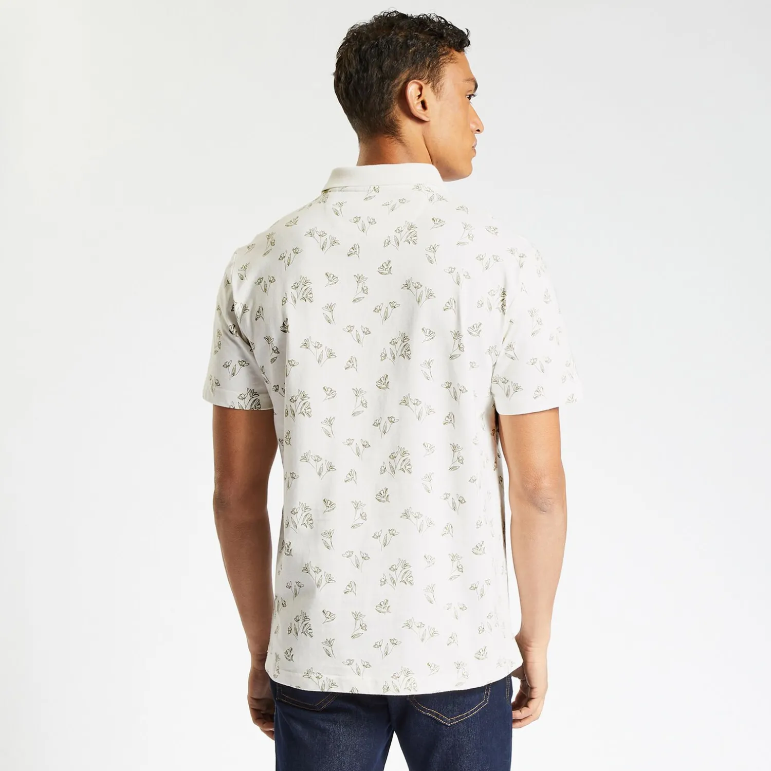 Jules Polo manches courtes imprimé en jersey- Polo