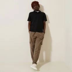 Jules Polo manches courtes relax uni texturé- Smart Casual|Polo