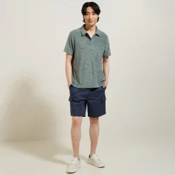 Jules Polo manches courtes relax uni matière éponge- Smart Casual|Polo