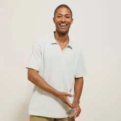 Jules Polo manches courtes relax uni col resort- Polo